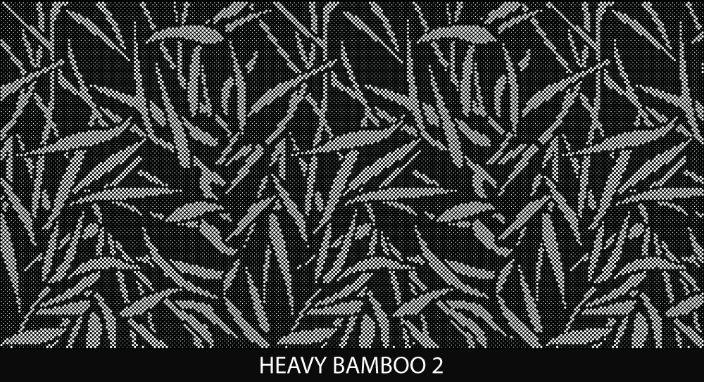 Heavy Bamboo 2 perforated pool fencing design by Pool Perf
