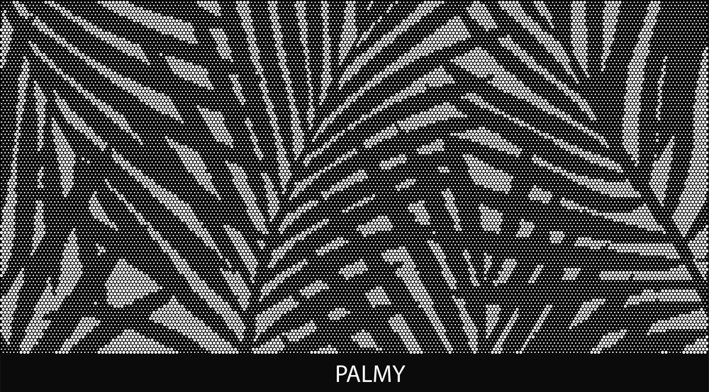 Palmy perforated pool fencing design by Pool Perf