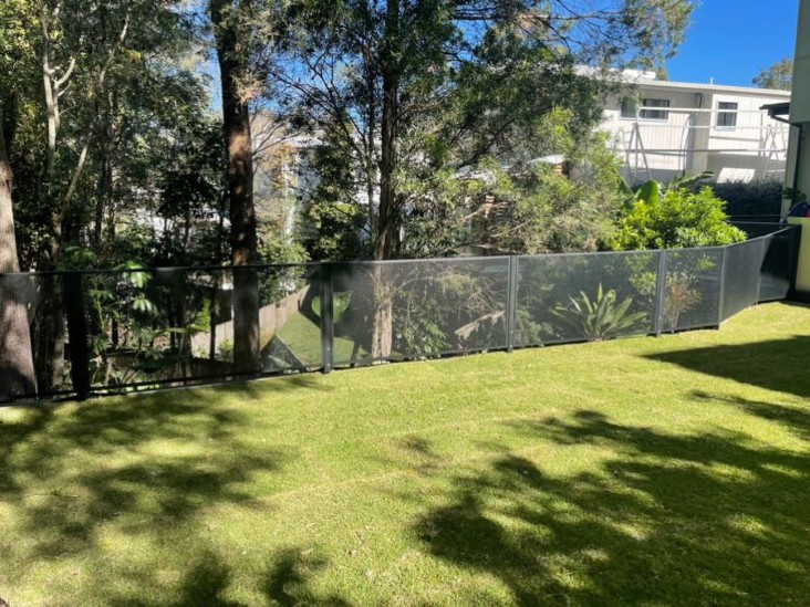 Pure Perf in Textured Black-QLD - Pool Perf pool fencing