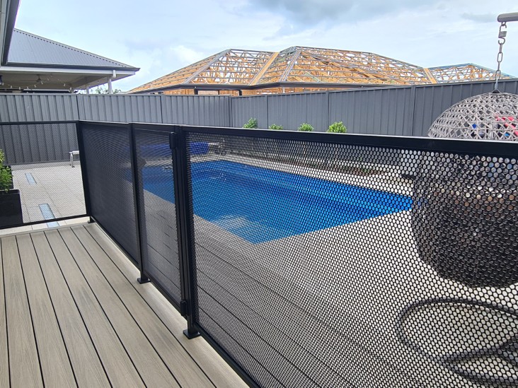 A Pool Perf pool fence at a South Australian home