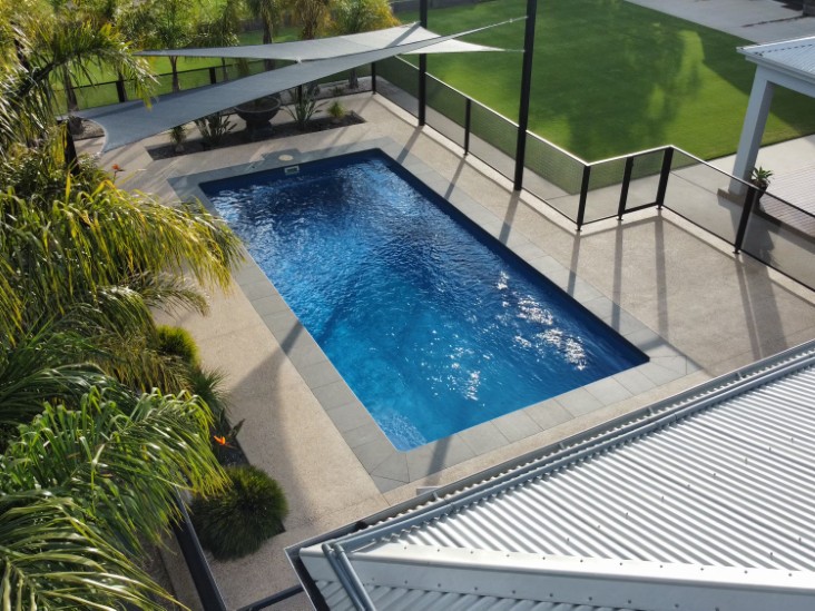 Pure Perf in Textured Black-VIC - Pool Perf pool fencing