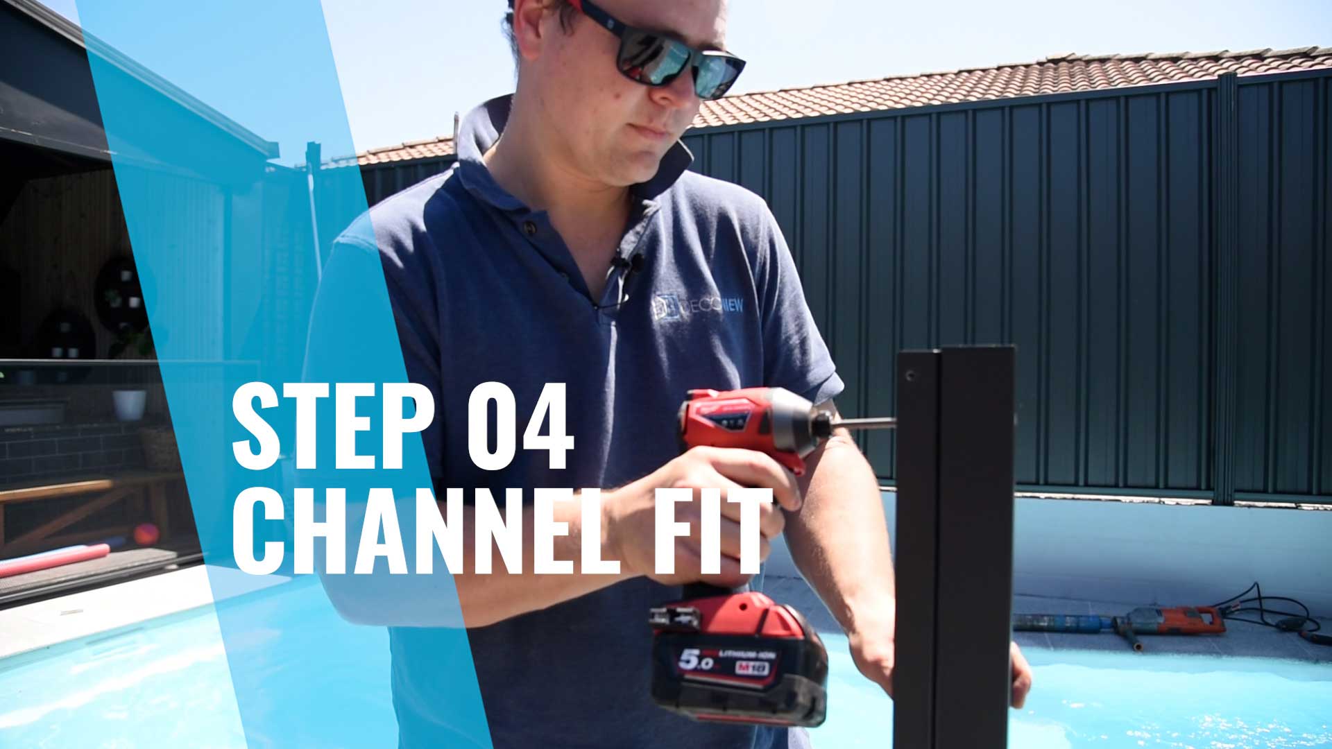 Step 4 - Screw the channel